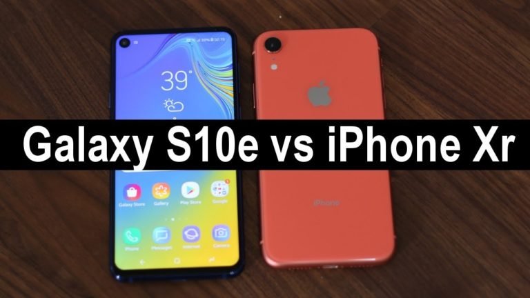 Galaxy S10E vs. iPhone XR