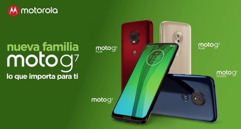 La familia Moto G7