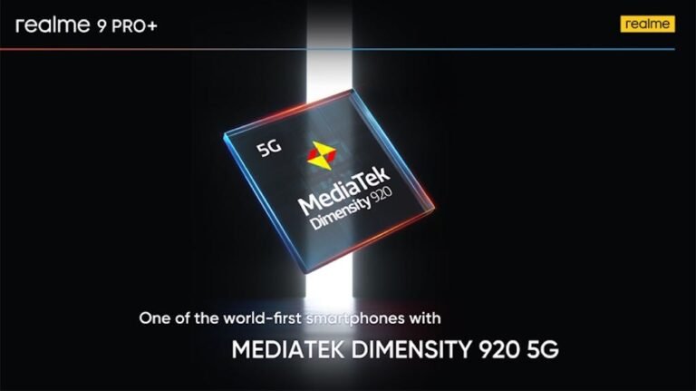 MediaTek Dimensity 920 5G llega a la serie 9 de realme