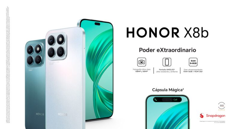 Llega a Colombia el nuevo HONOR X8b